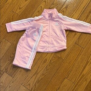 Adidas Kids Light Pink Joggers